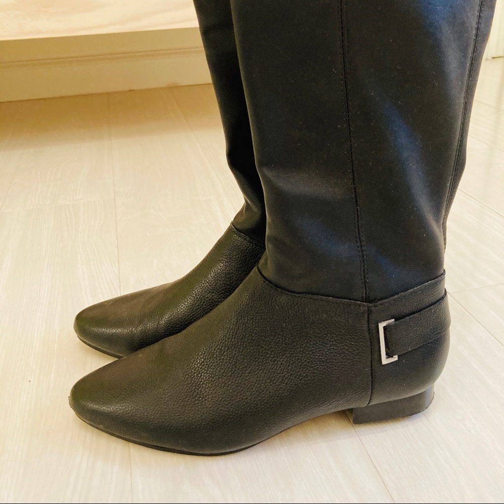 French Connection Black Over the Knee Boots - Picture 9 of 9